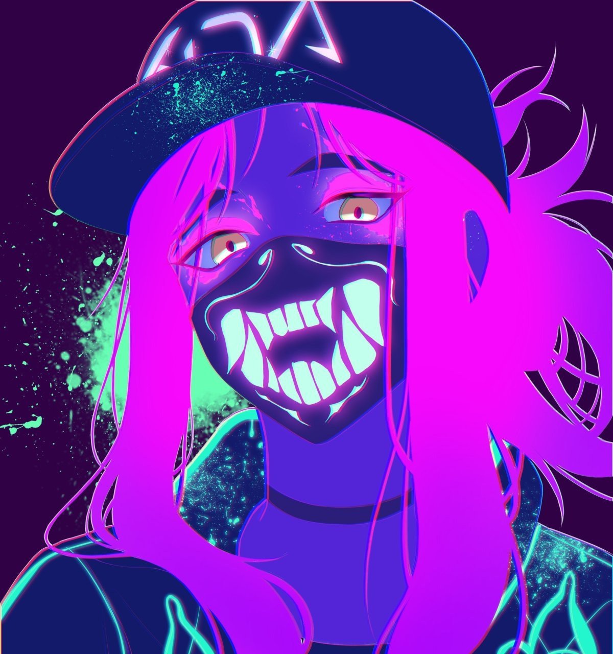 Akali k/da неон