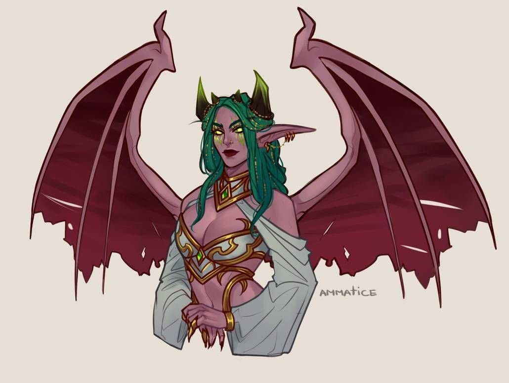 Тиренд и демон -Иллидан