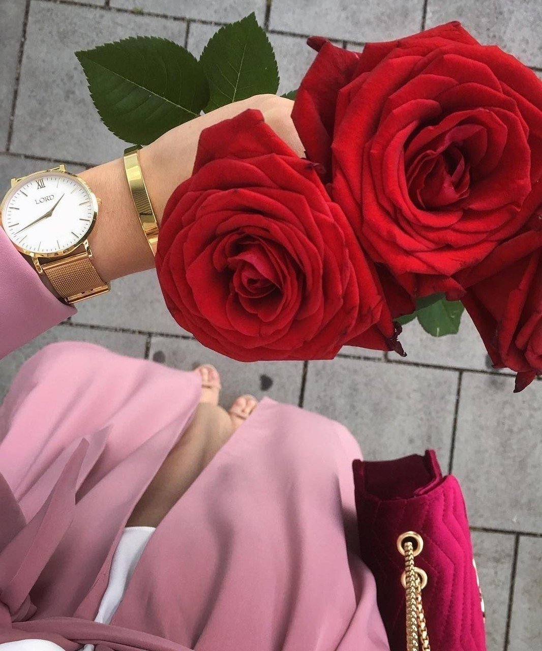 Розы после дождя