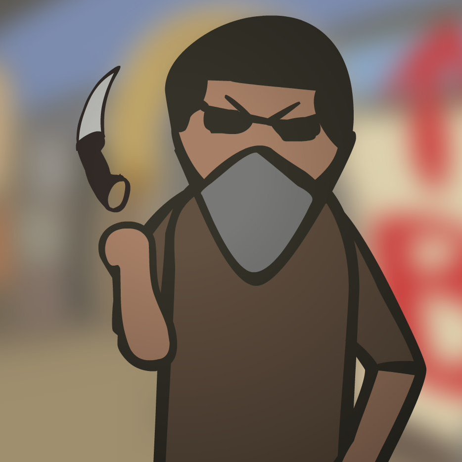 Неоновый противогаз