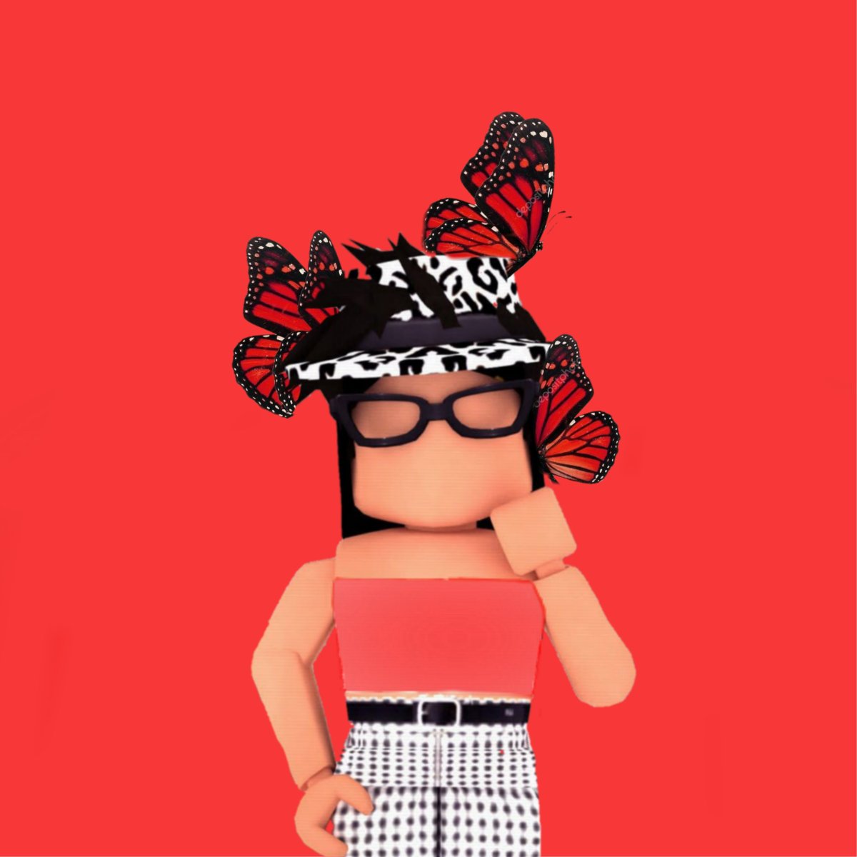 РОБЛОКС девушка розовая