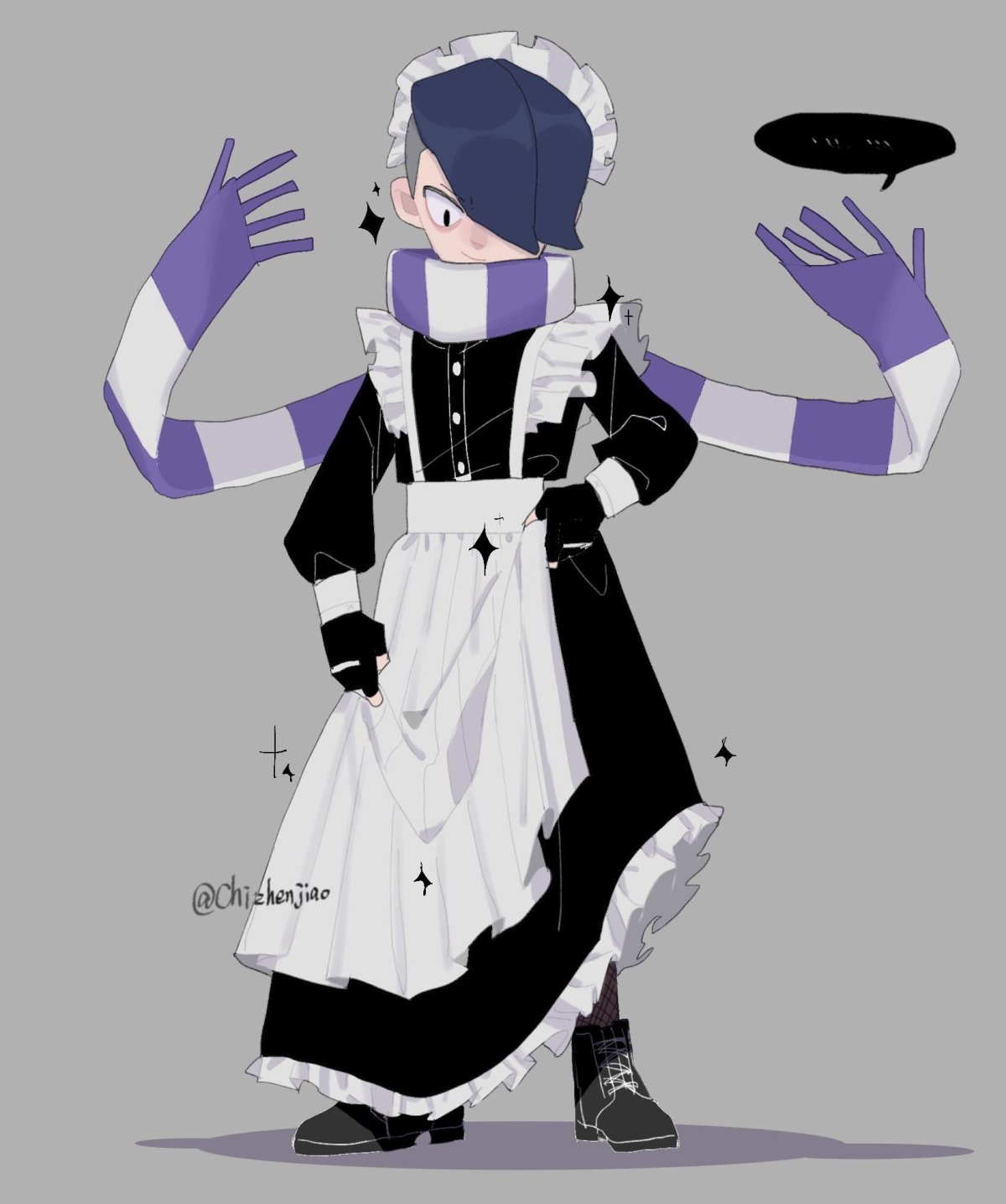 Эдгар в костюме горничной Браво старс