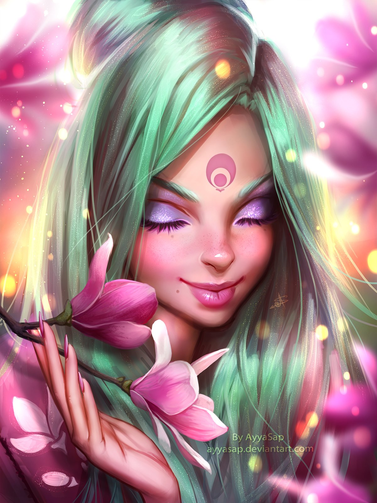 Красивые волосы мультяшные