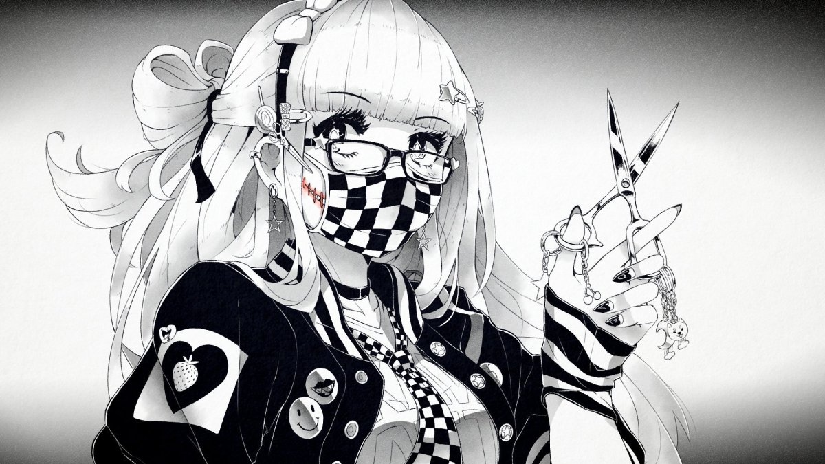 Аниме картинки на черном фоне