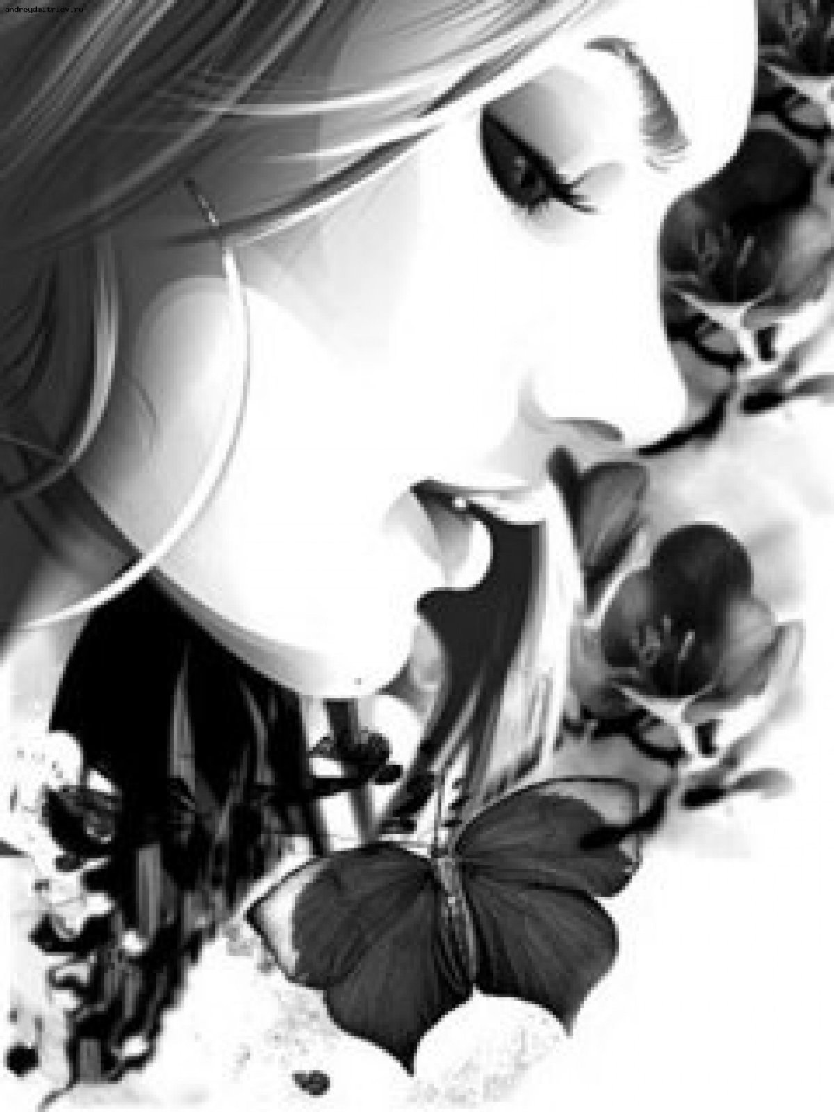 Аватарка девушка рисунок