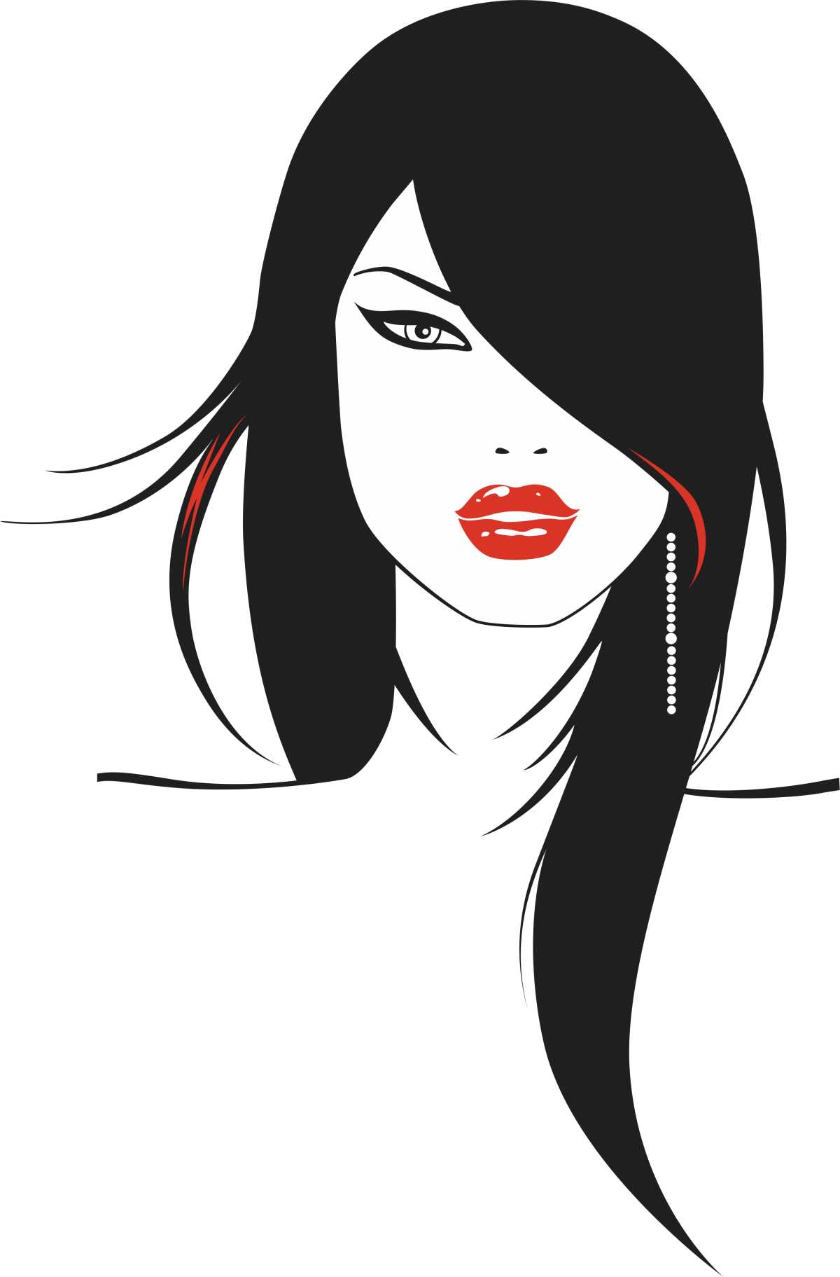 Девушка рисунок