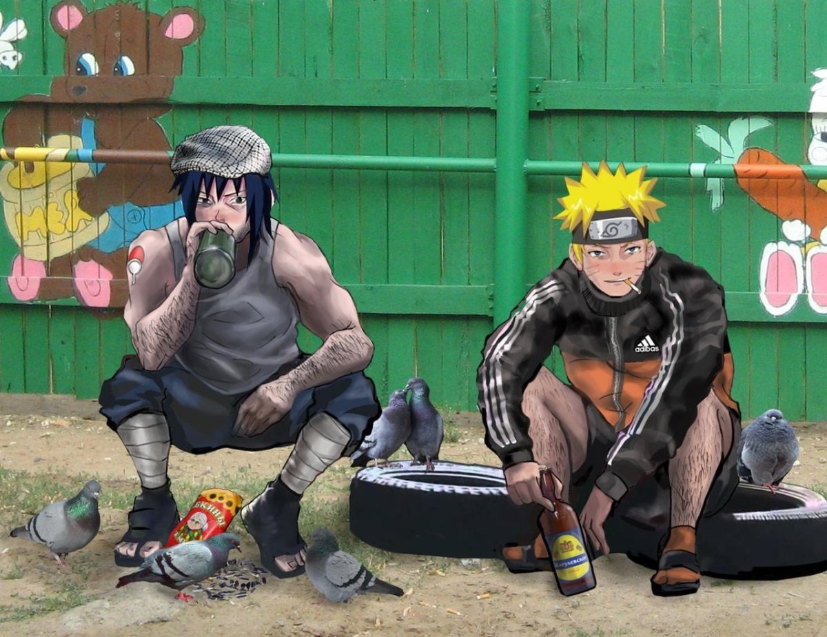 Бомж поздравляет с днем рождения