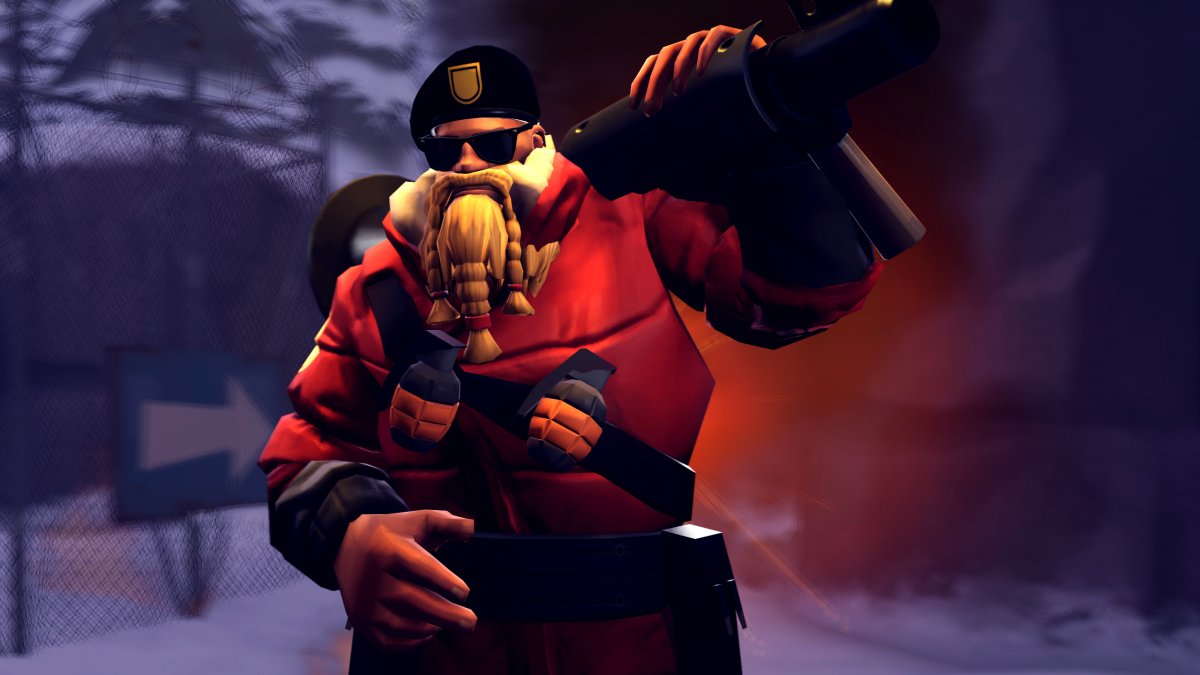 Солдат из Team Fortress 2
