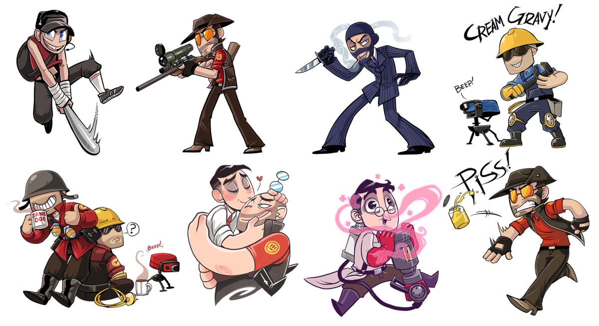 Чиби Team Fortress 2