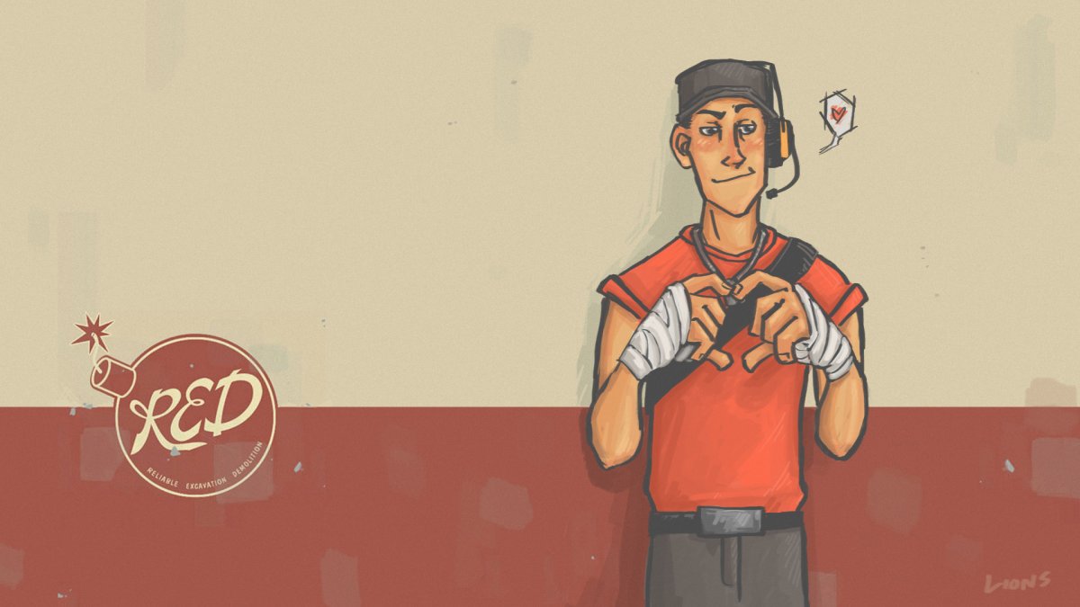 Ава Team Fortress 2 Скаут