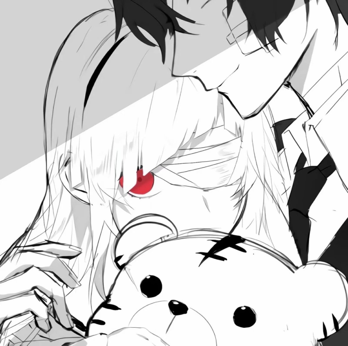 Аниме пара с едой