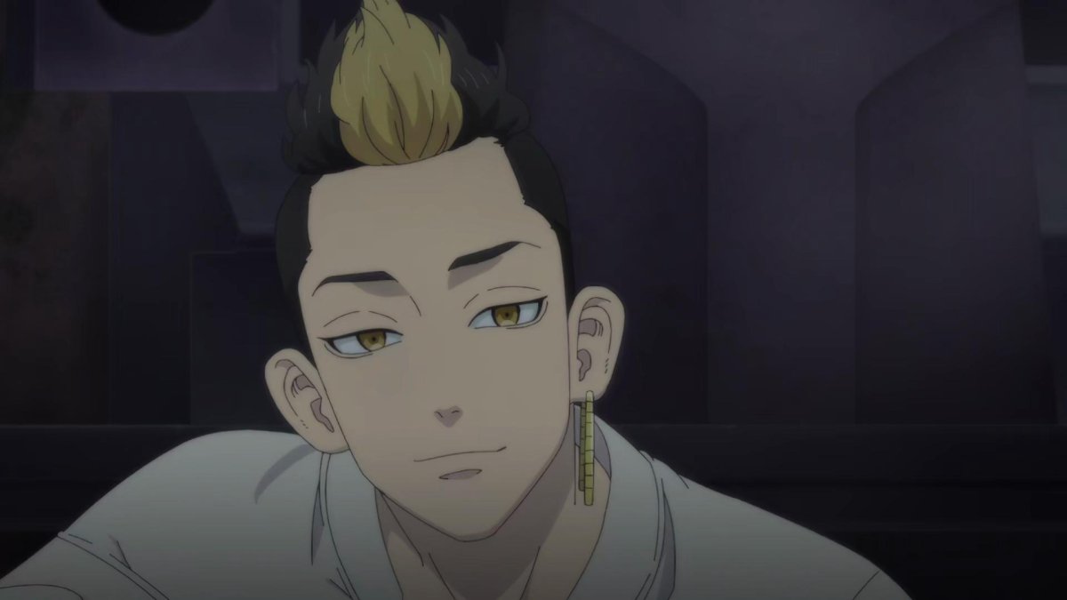 Манджиро Сано с белыми волосами