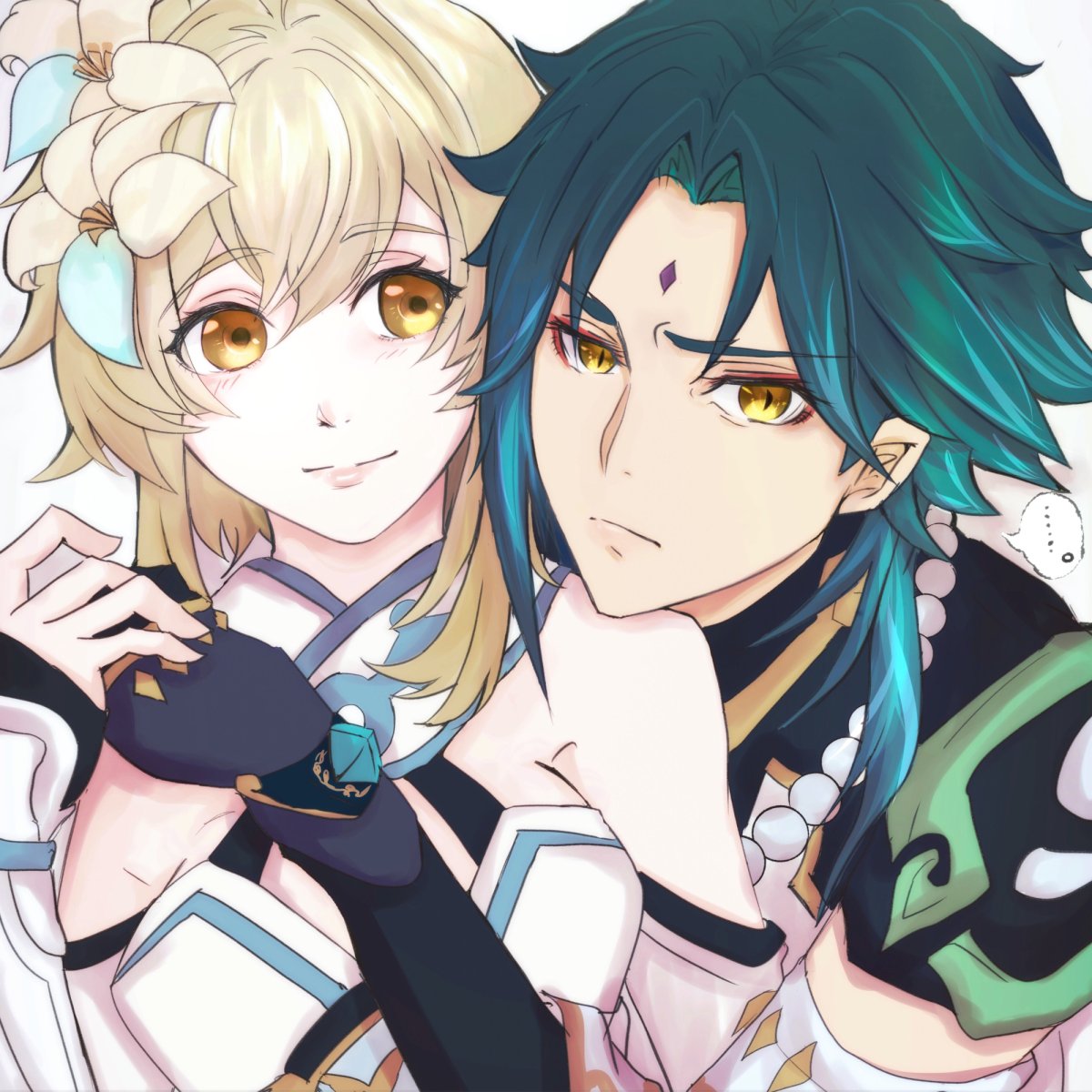 Сяо и люмин Геншин