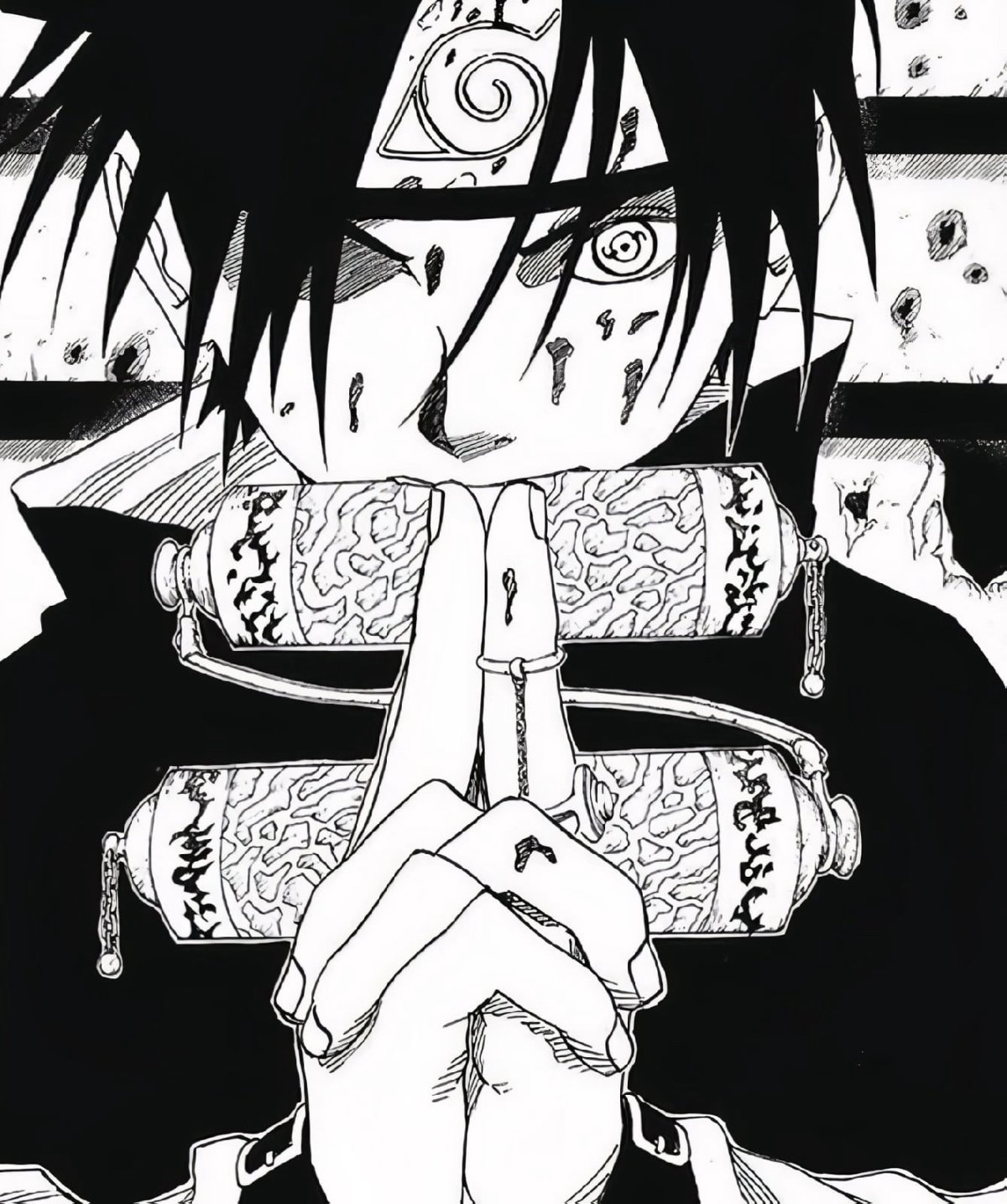 Манга аниме Саске