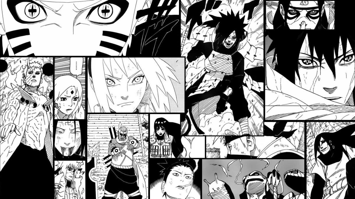Naruto Manga Art