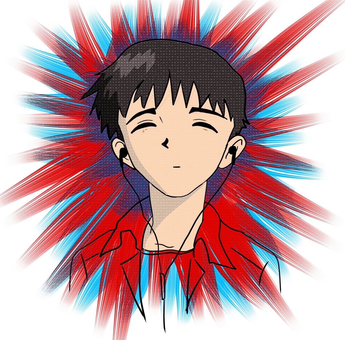 Синдзи Икари глаза