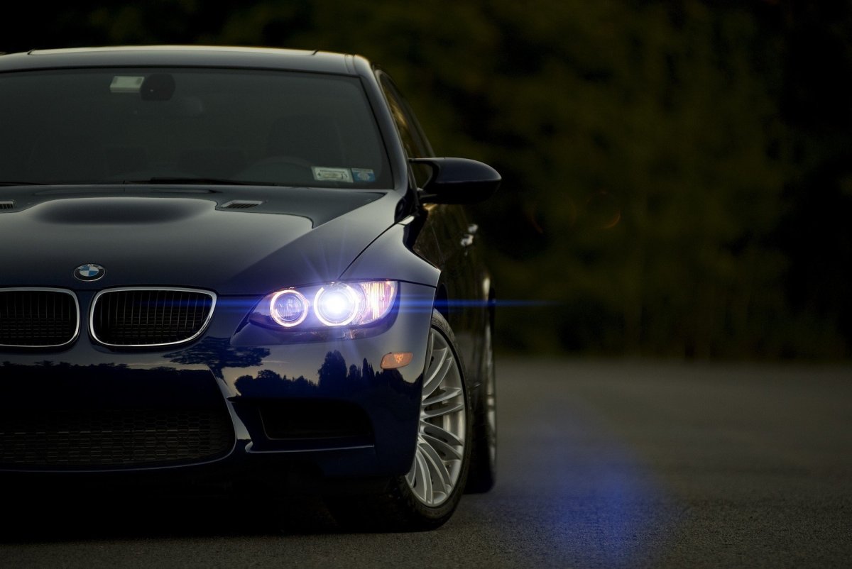 BMW m3 в темноте