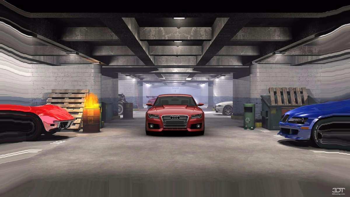 Автомобильный гараж из игр