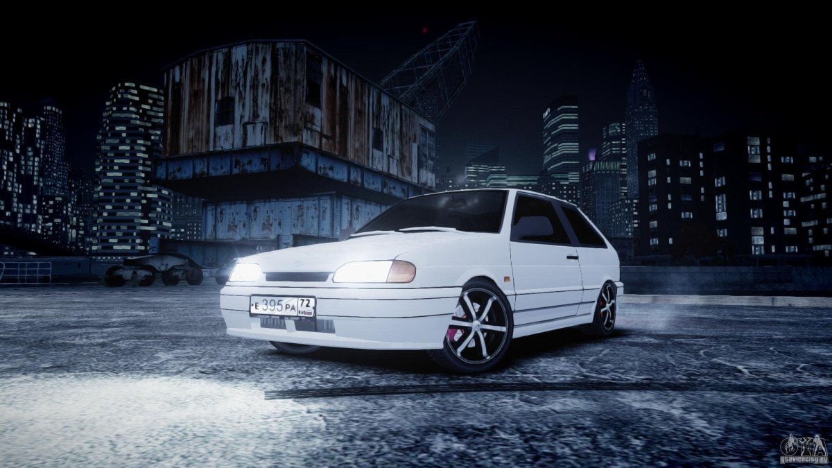 Рельсы на ВАЗ 2114 Снежка