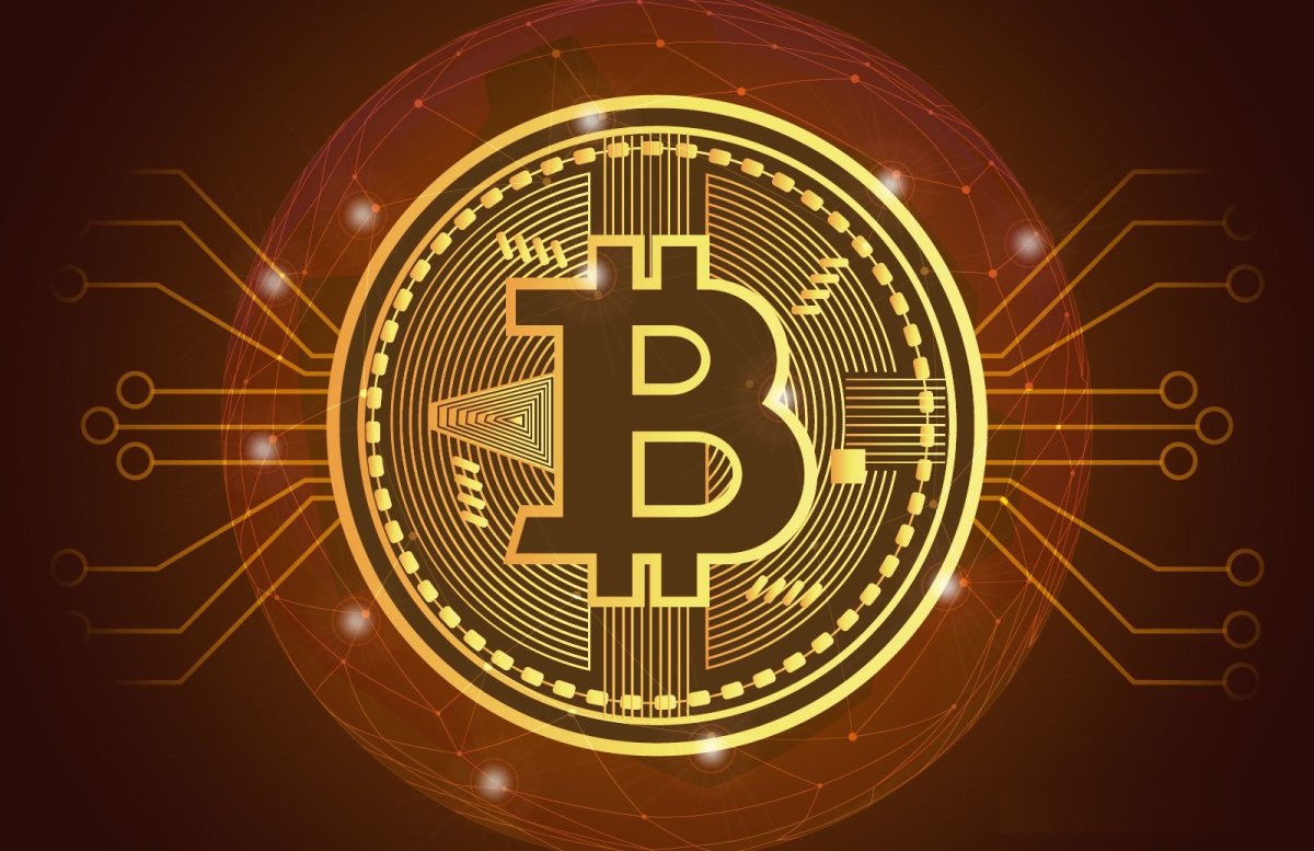 Векторное изображение биткоина