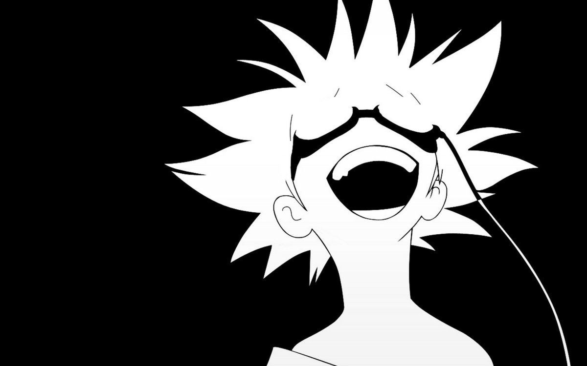 Аниме на черном фоне