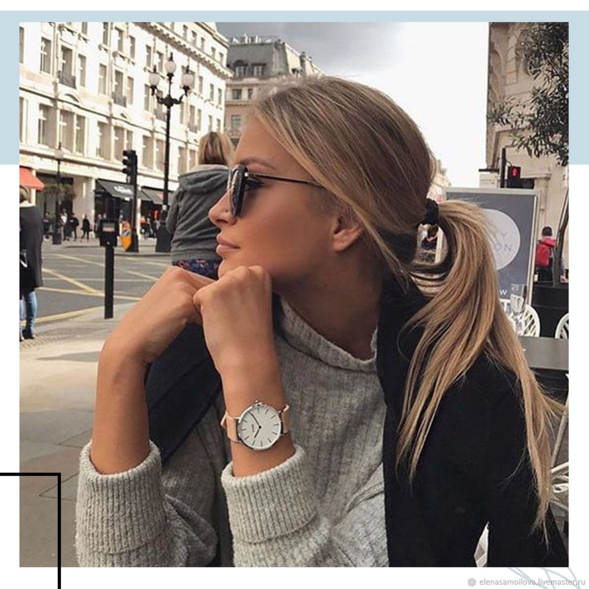 Стильные блондинки без лица