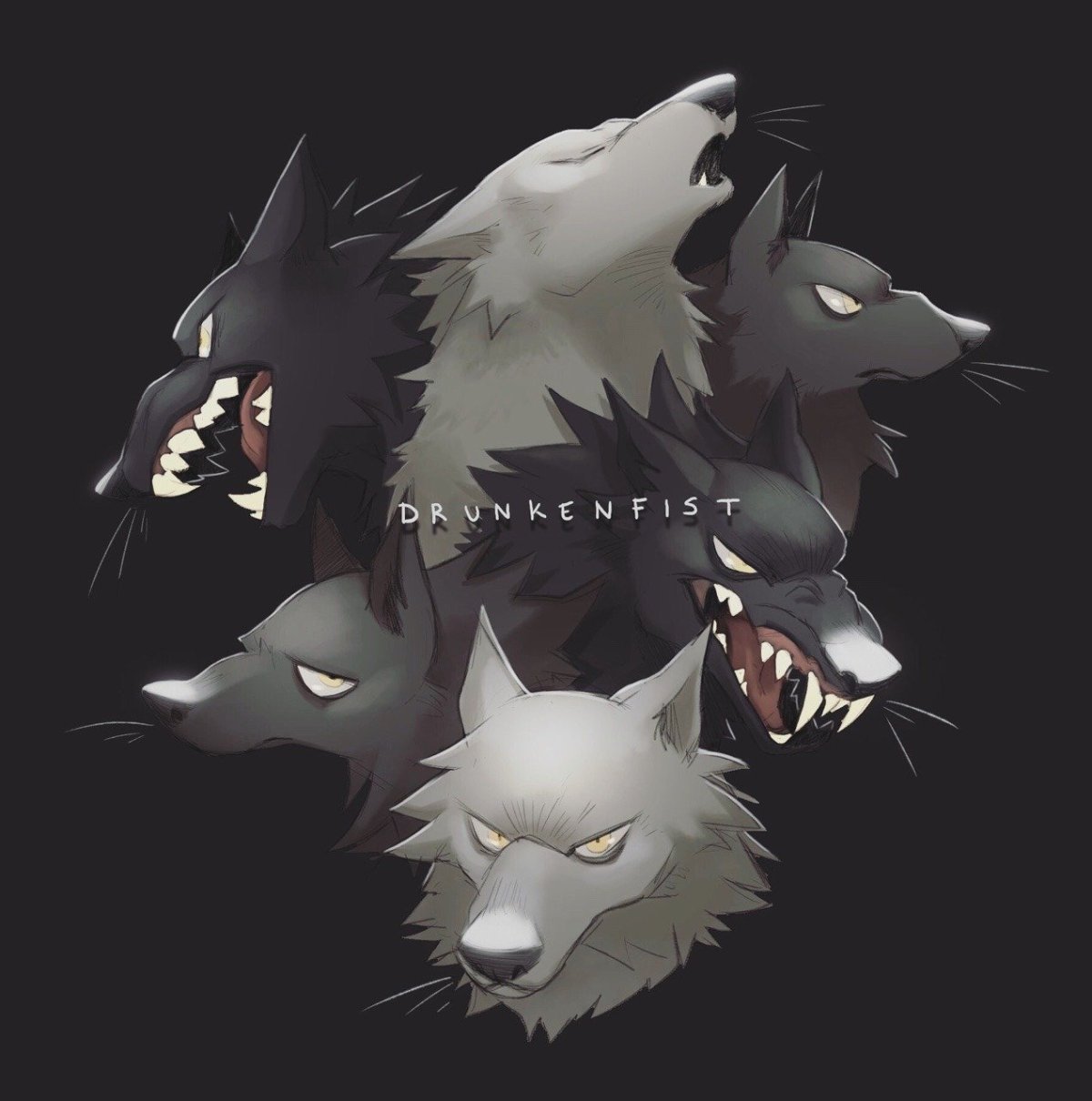 Волчица арт