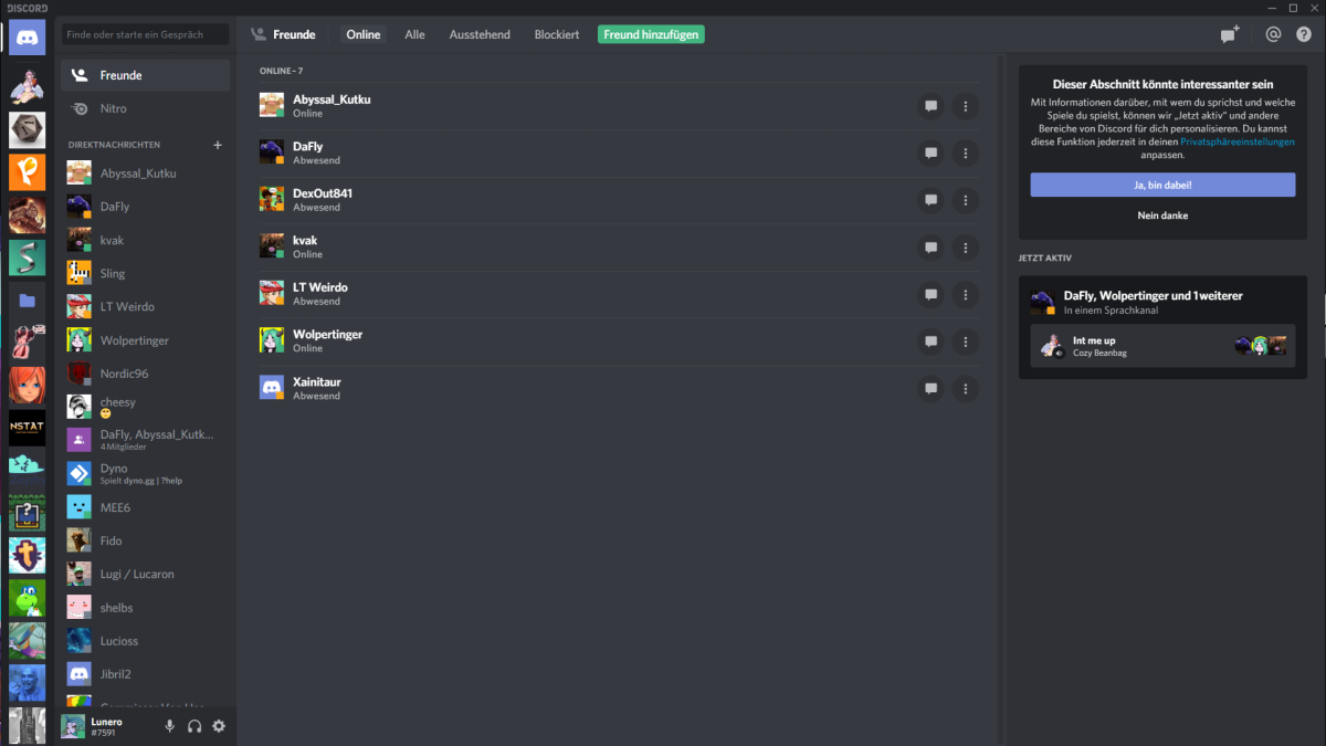 Удалить сервер Дискорд