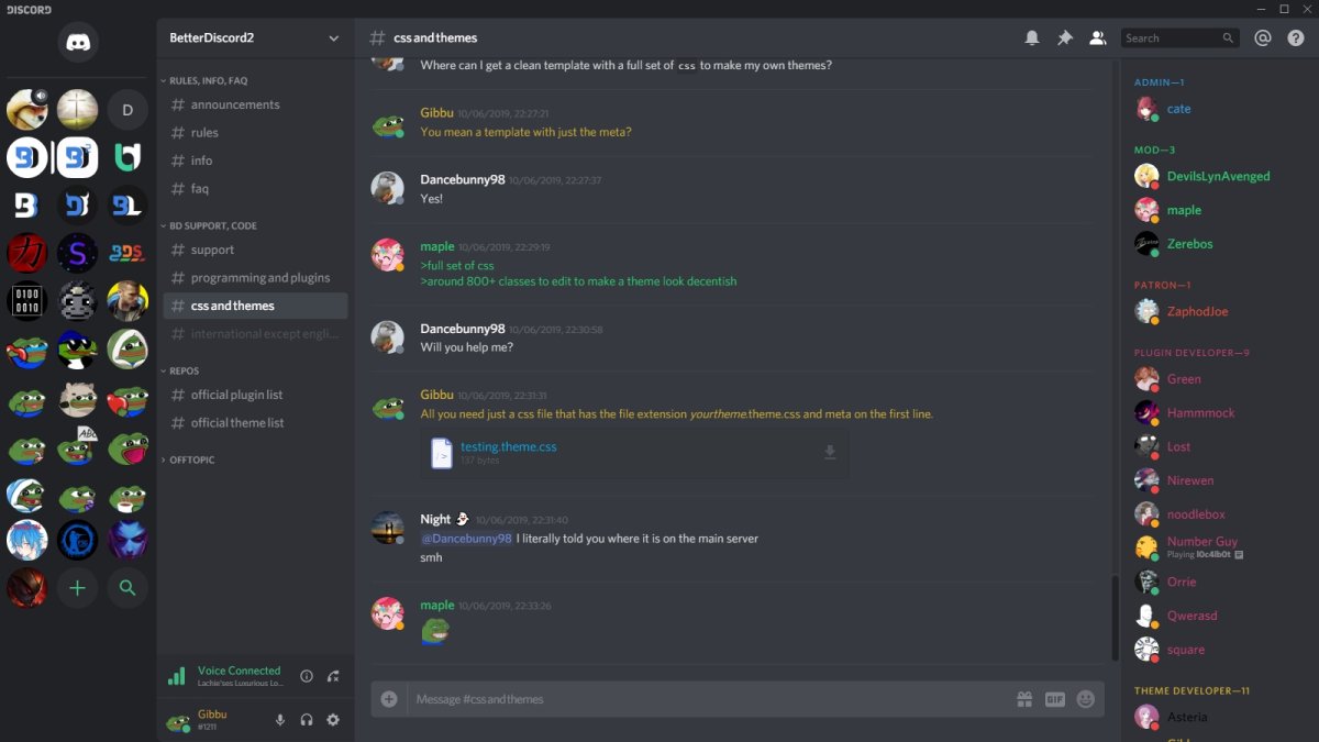 Сервера дискорда