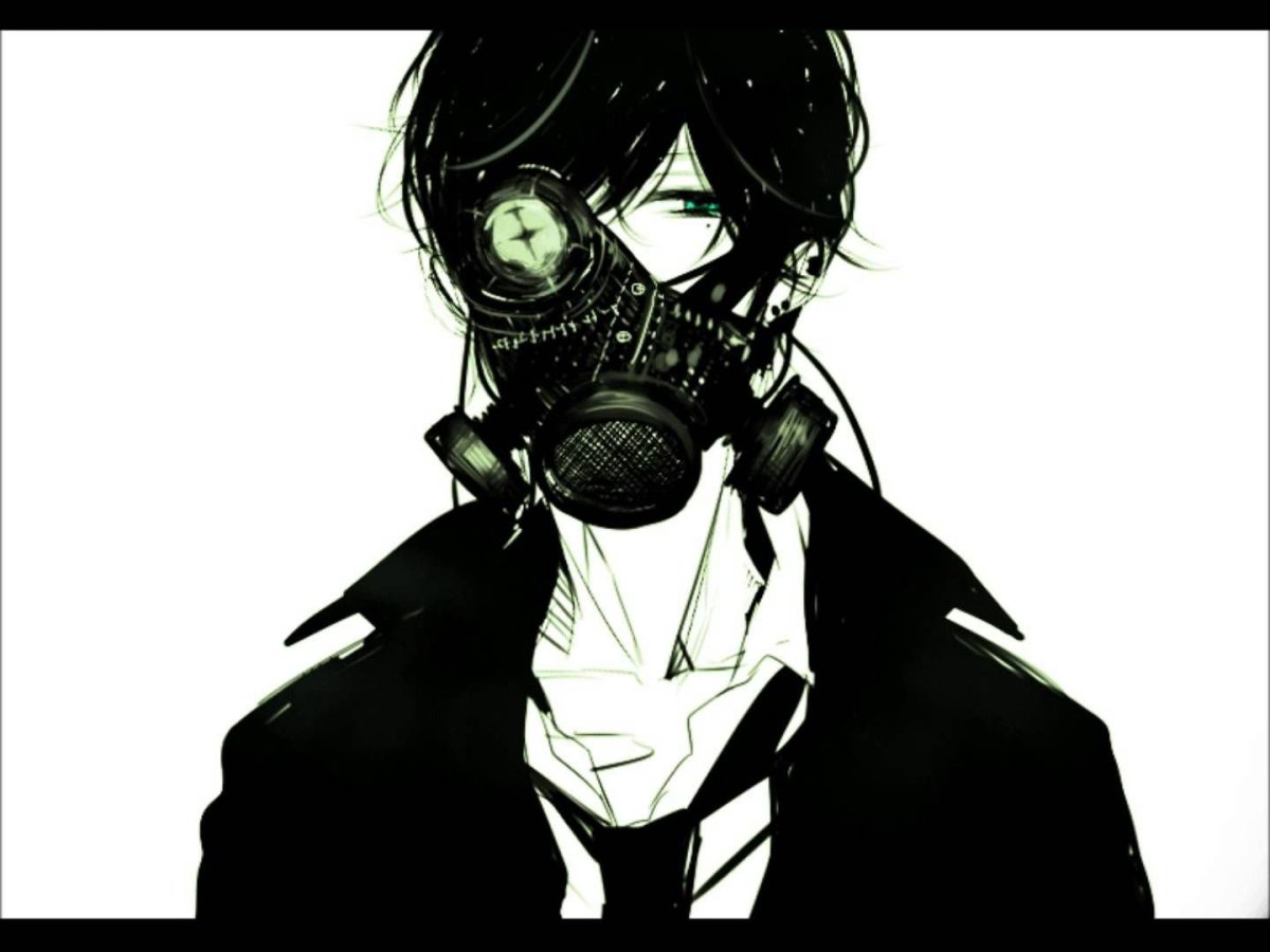 Аниме пацаны в масках