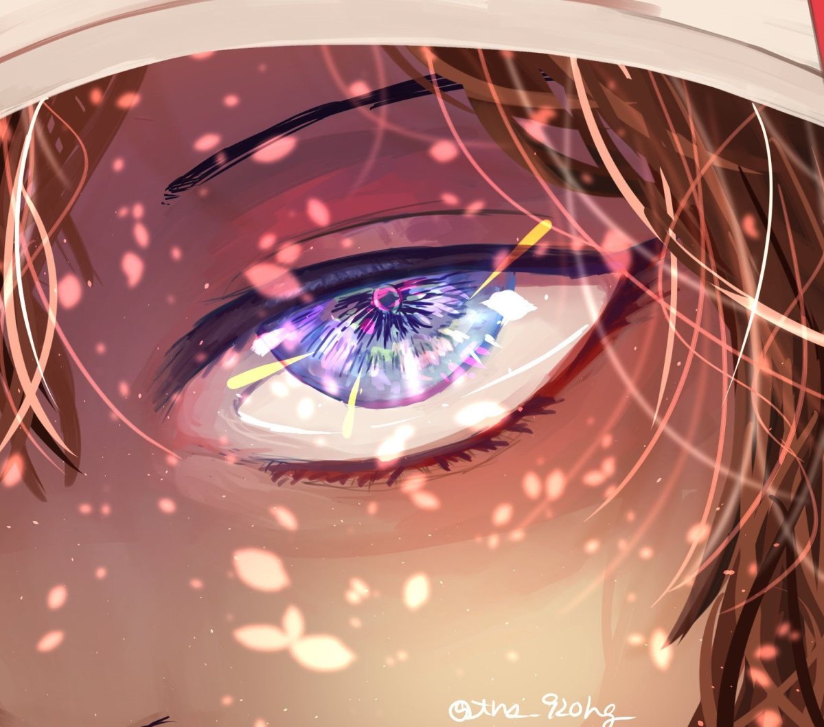 Эстетика глаз аниме