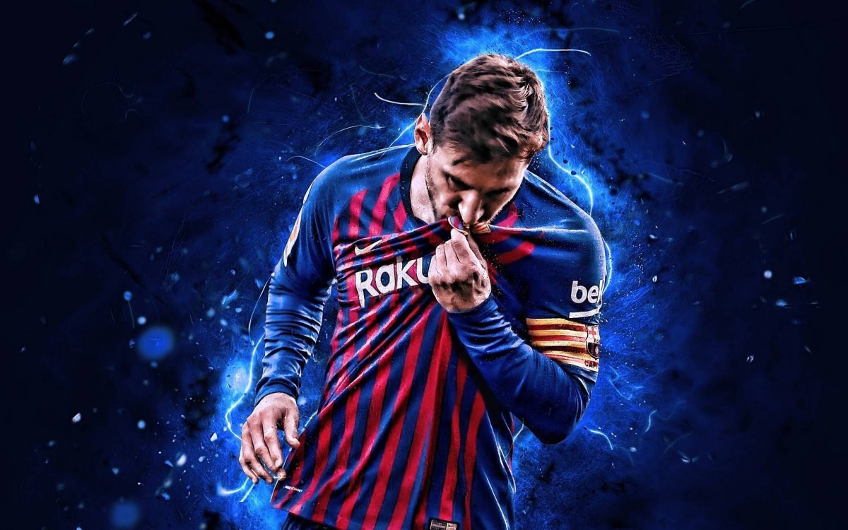 Лионель Месси рисунок