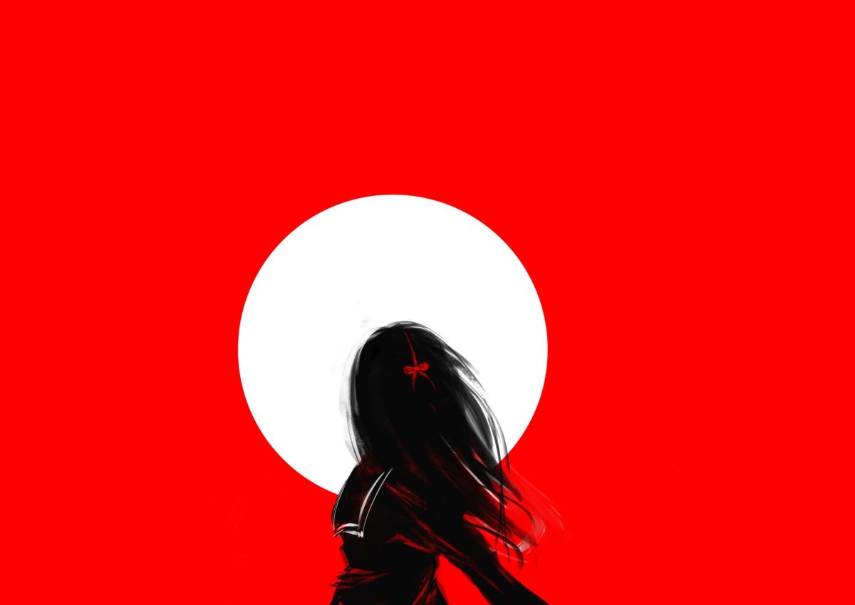 Красная аватарка