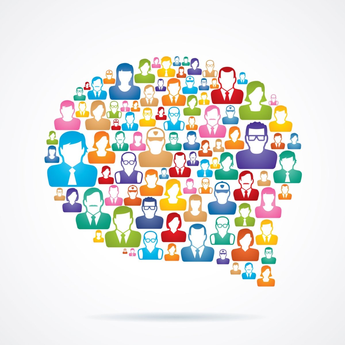 Пиктограмма много людей