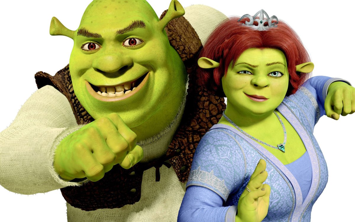 Шрек и Фиона любовь