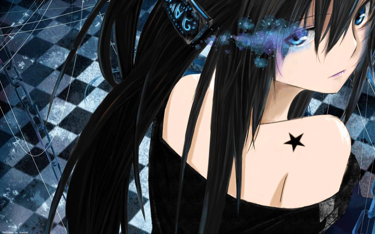 Аниме на аву ч/б