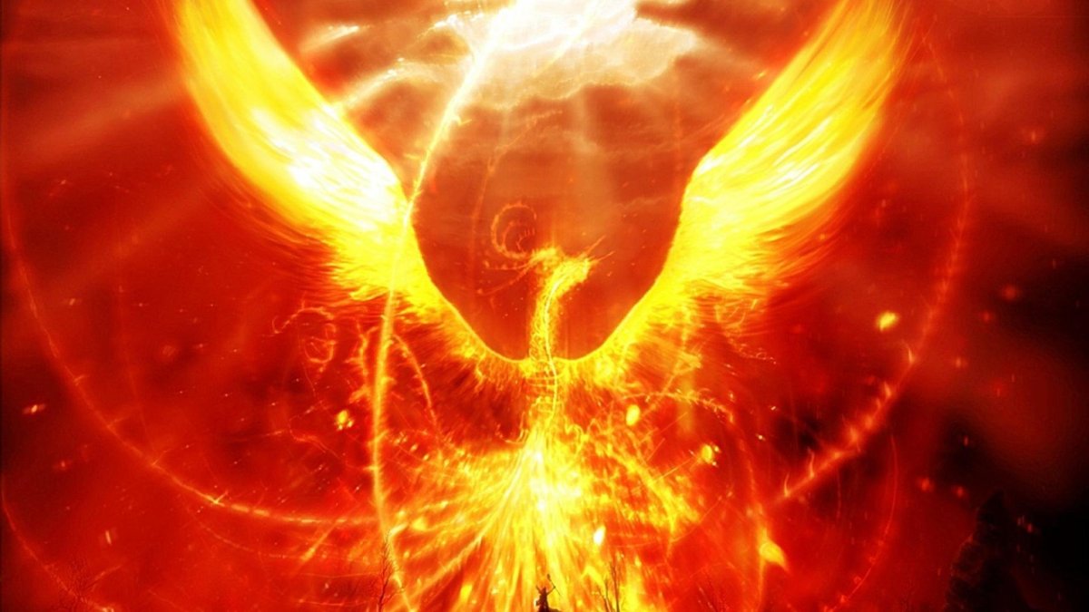 Феникс птица Живая