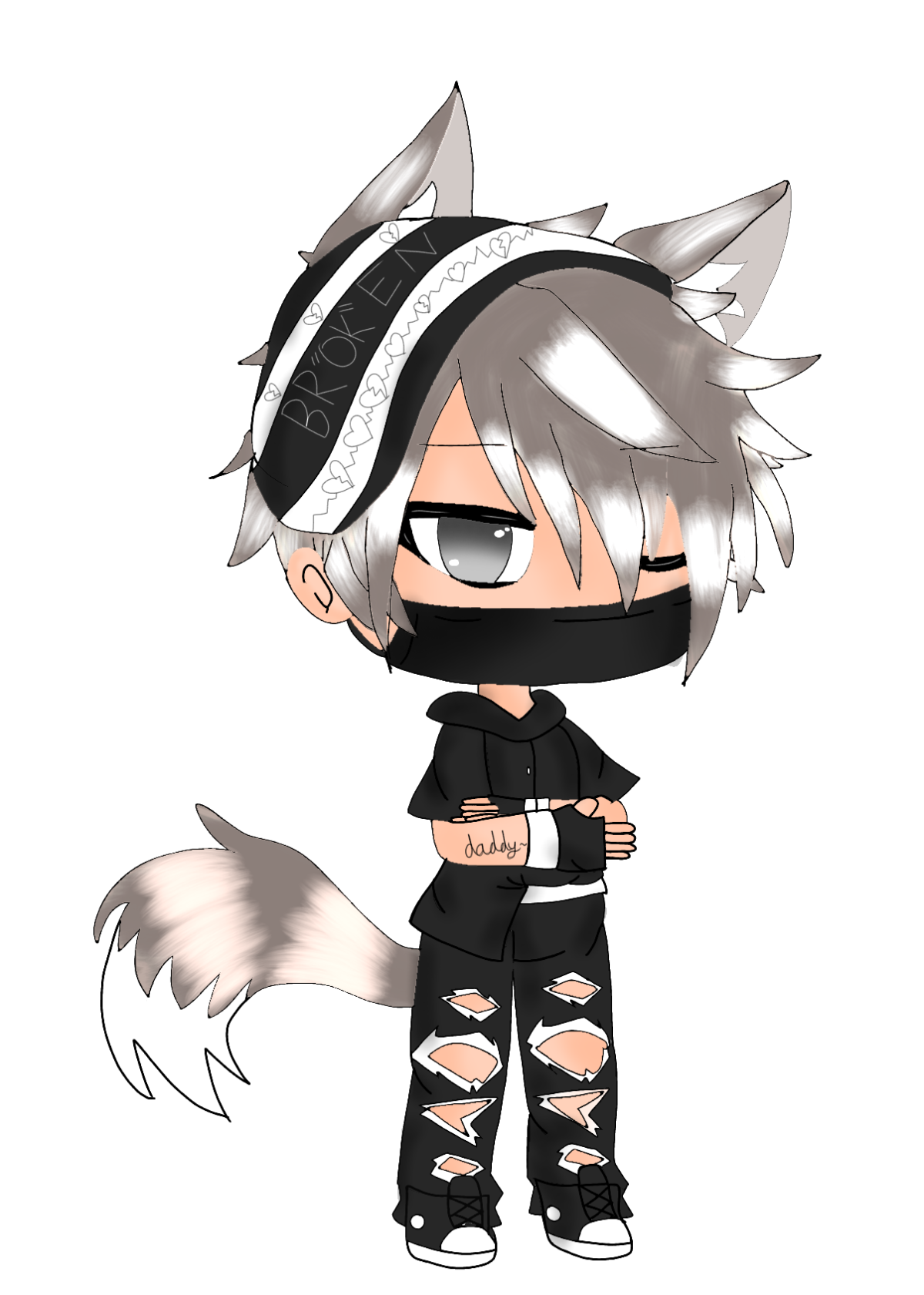 ОС гача лайф мальчик Альфа