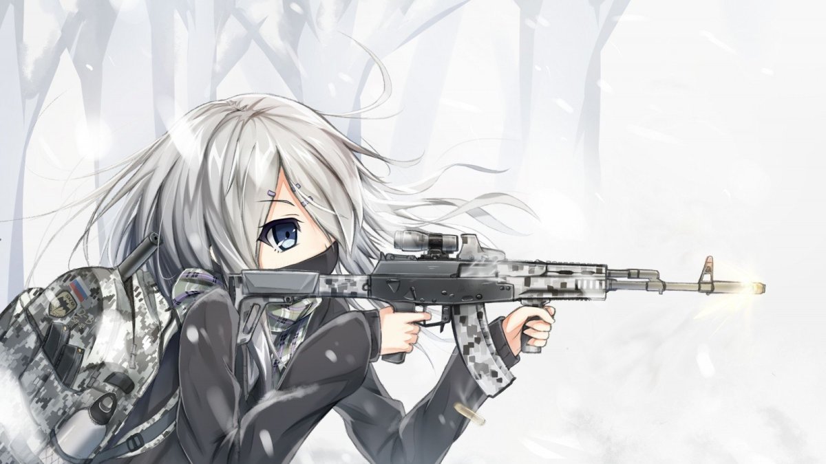 Аниме девушки с оружием