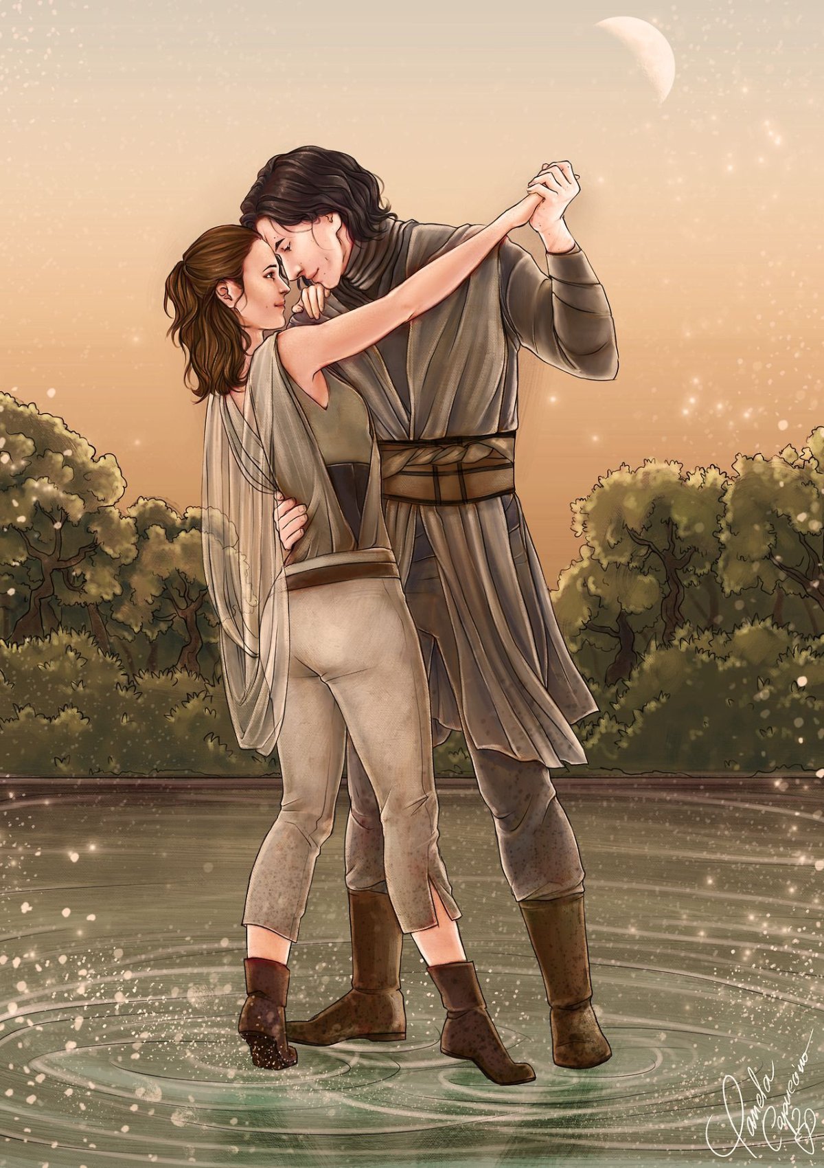 Девушка в маске Дарта Вейдера