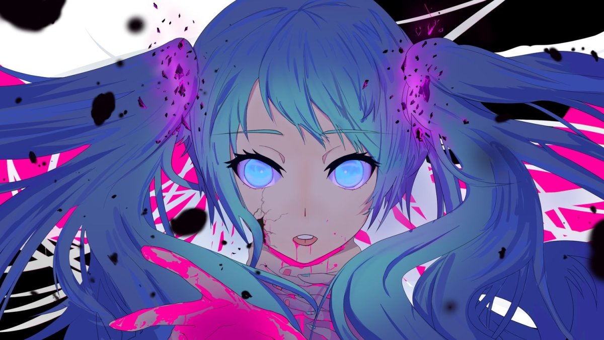 Эстетика аниме Хатсуне Мику