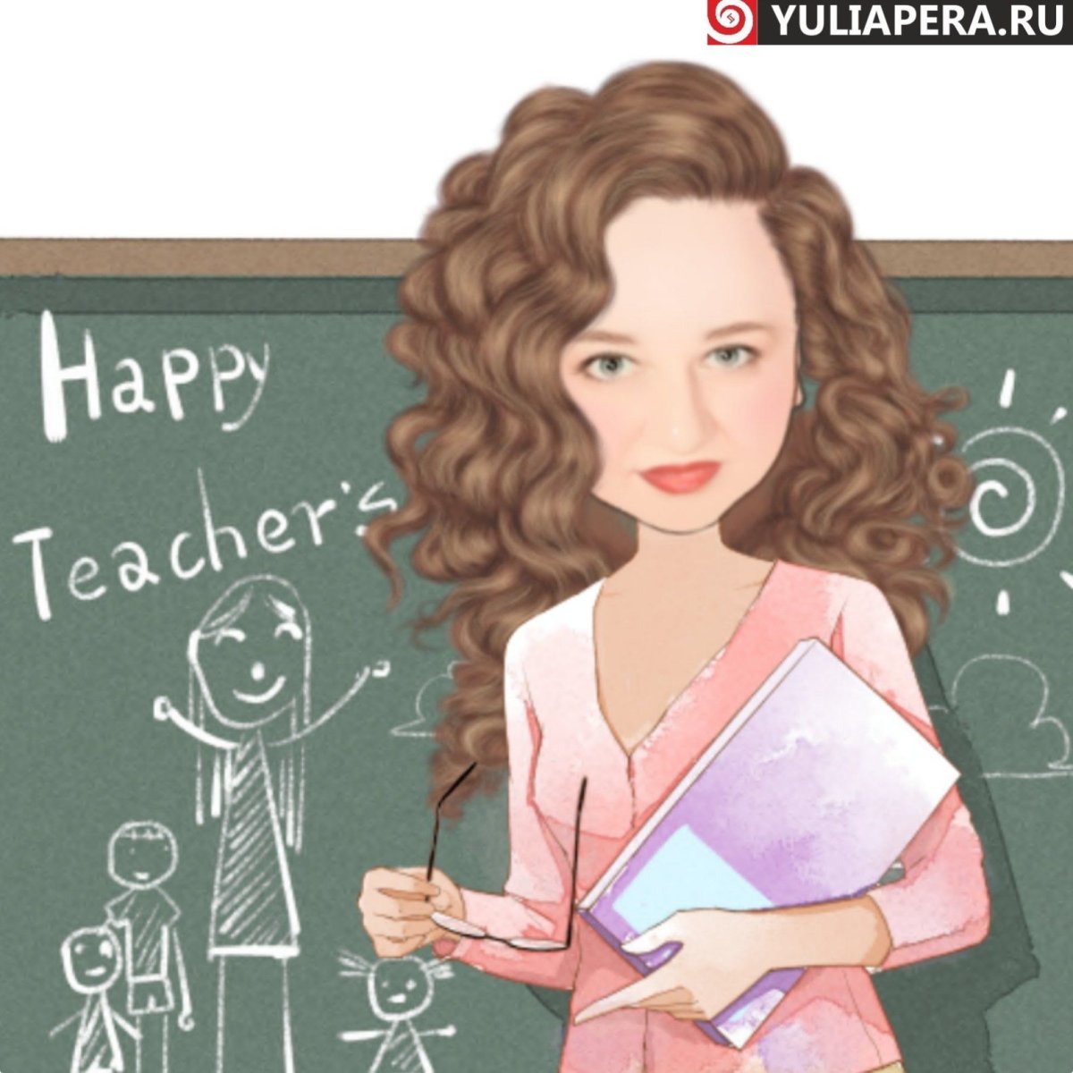 Девушка за ноутбуком иллюстрация