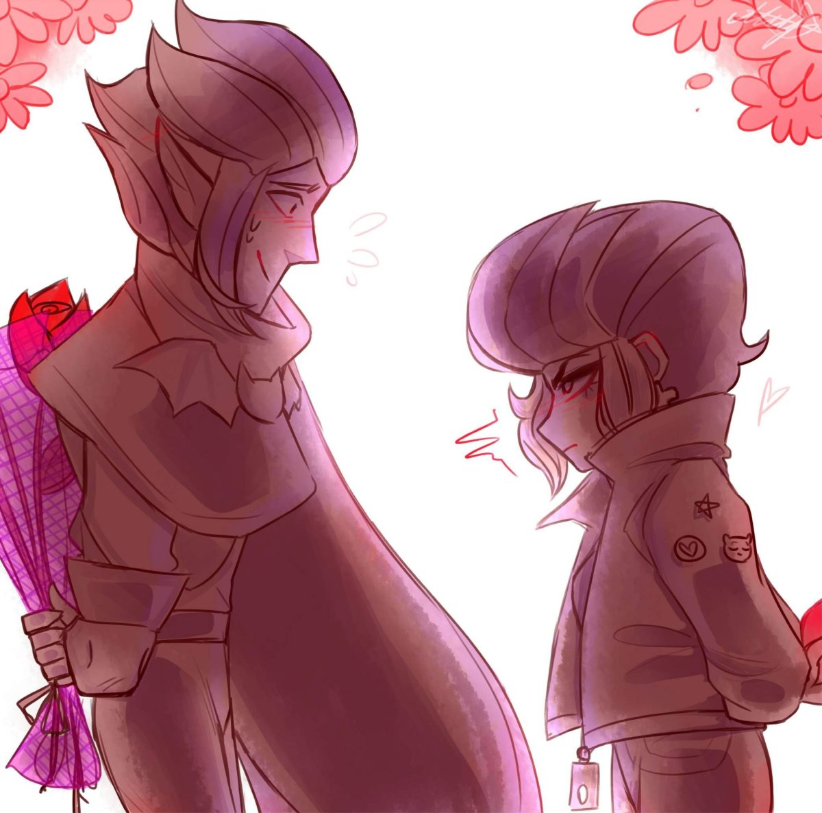 Рисунки Эдгар и Колетт