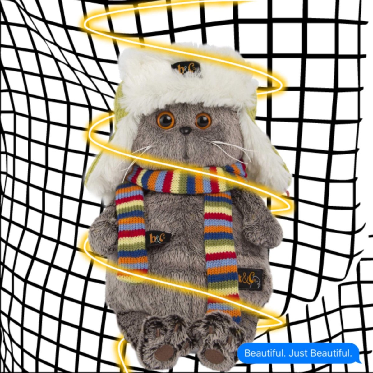 Кот Басик арт