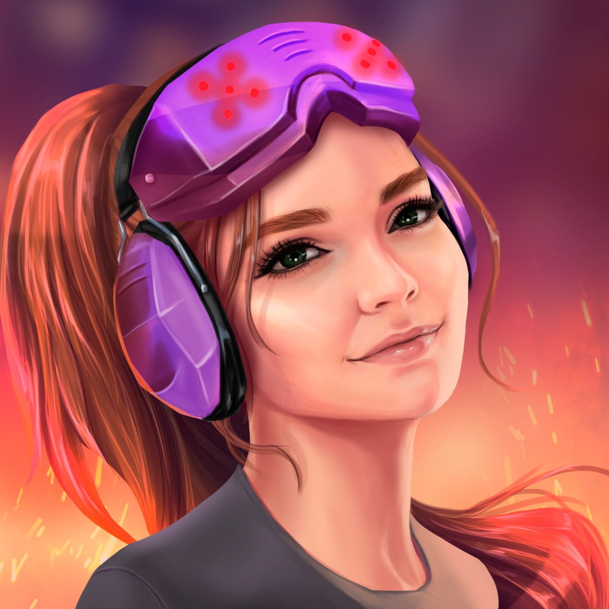 Статуя неон