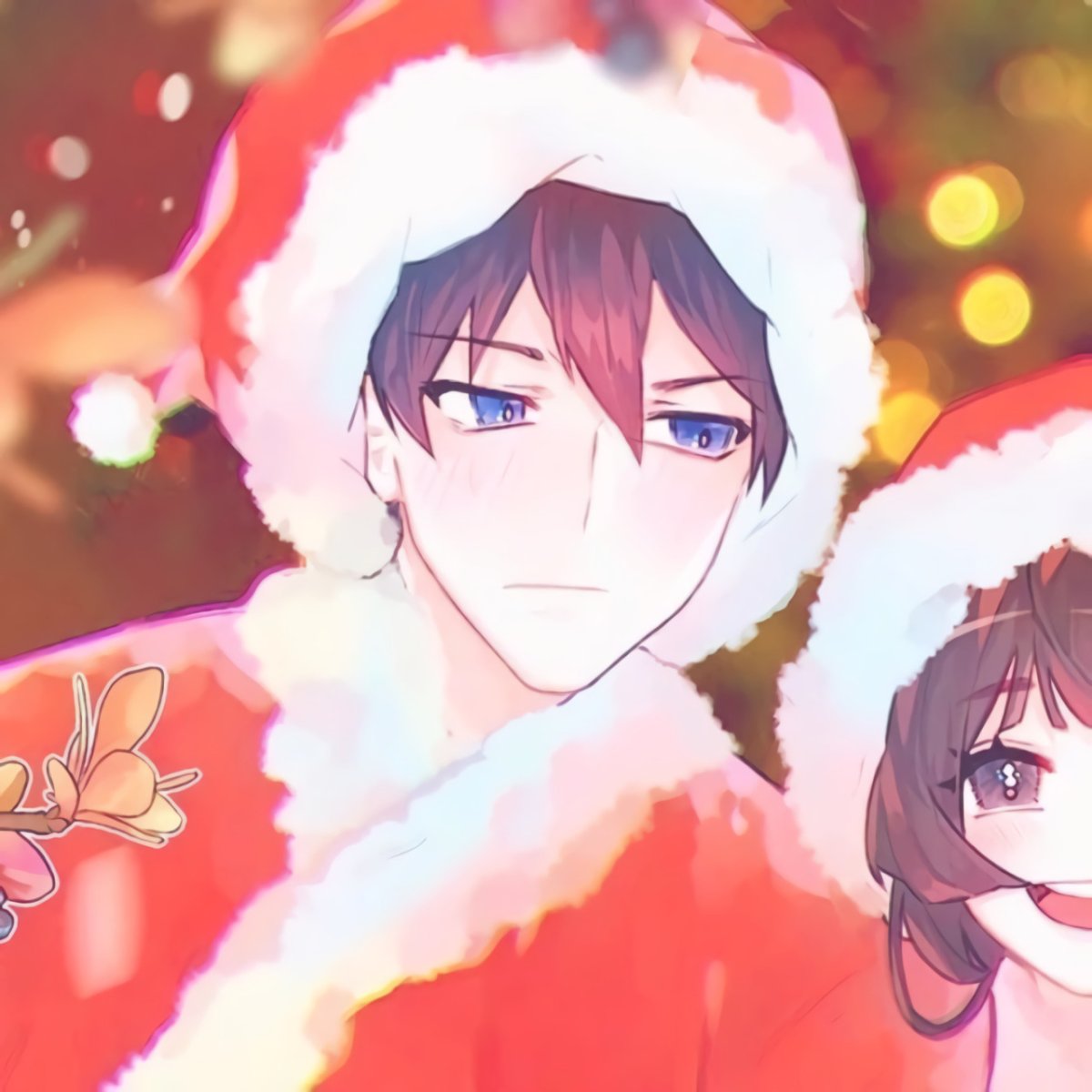 Аниме парочка новый год