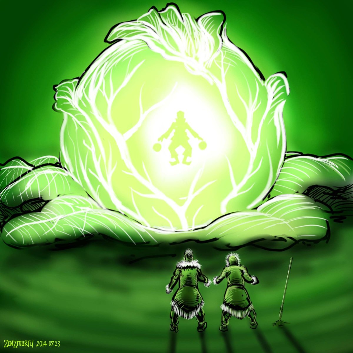 Аватар Легенда об Аанге продавец капусты