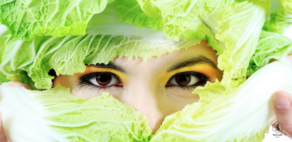 Капуста с глазками для детей