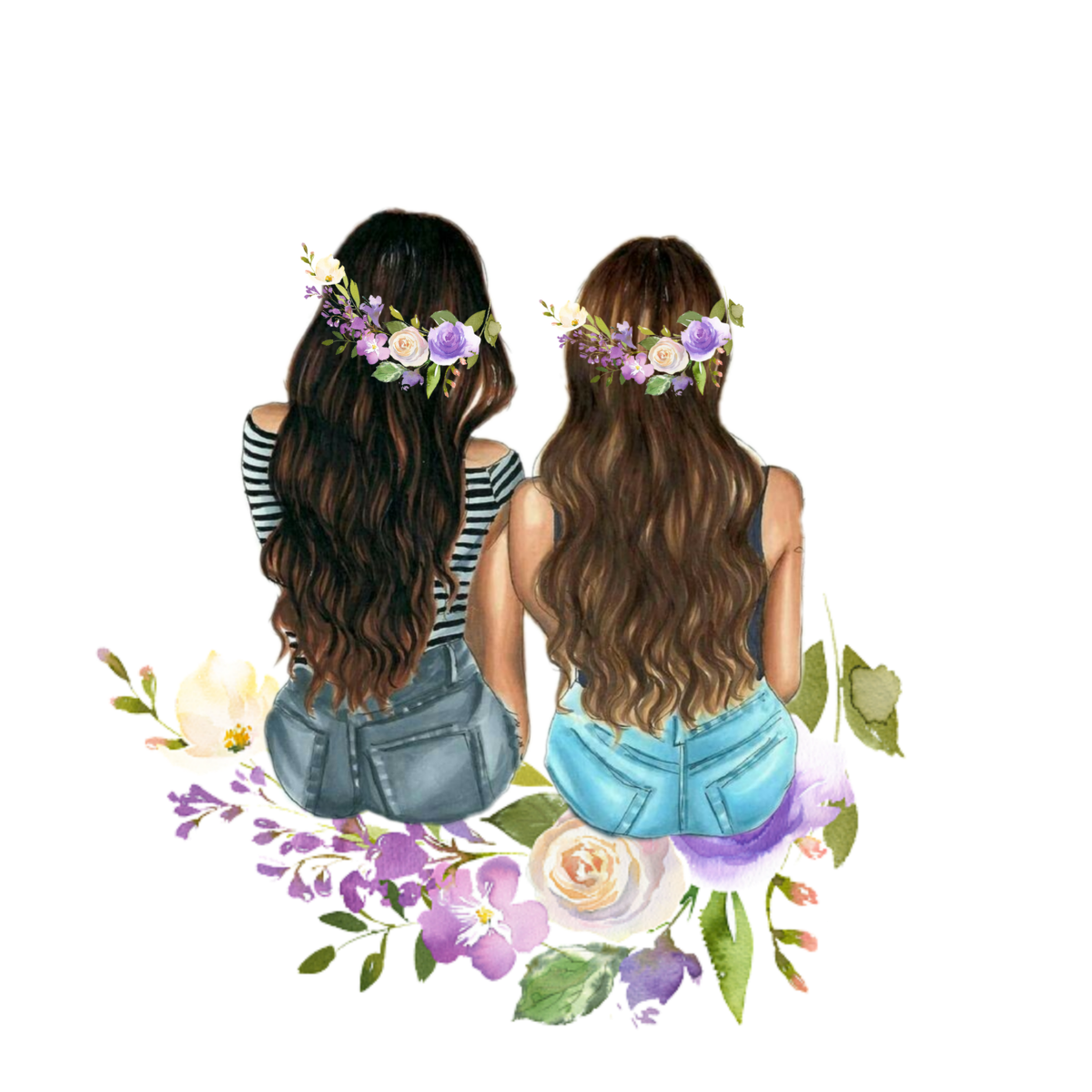 Друзья на закате