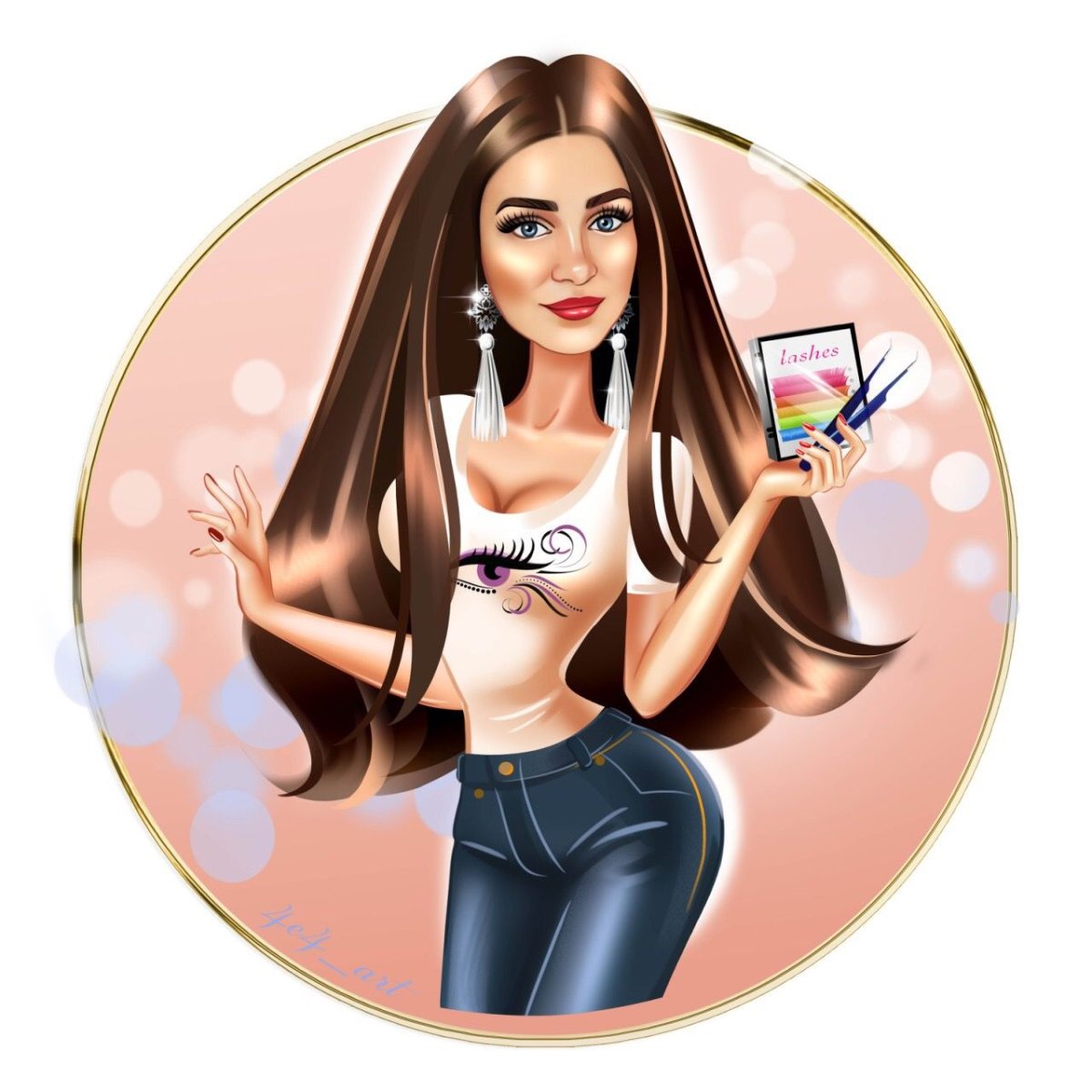 Шарж лэшмейкера